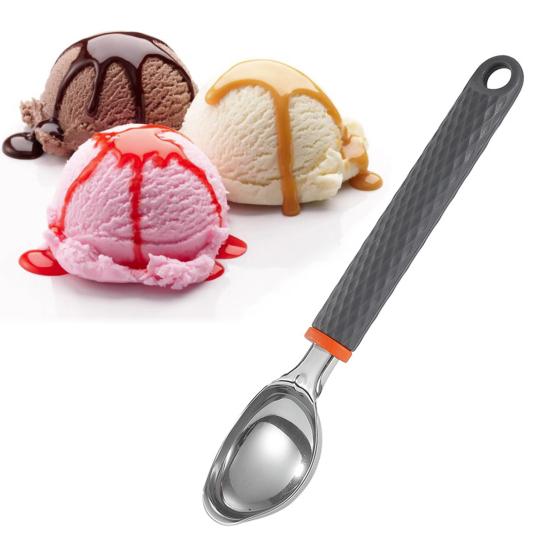 Ice Cream Scoop with Trigger Steel Non-Stick Ice Cream Scooper Stainless Easy To Clean