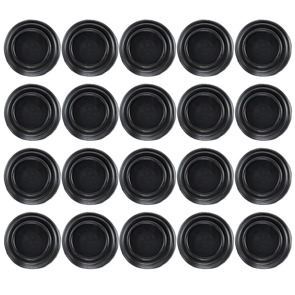 20pcs set-Car Door Anti-Collision Pad Sound Insulation W/ Shock Absorbing Gasket