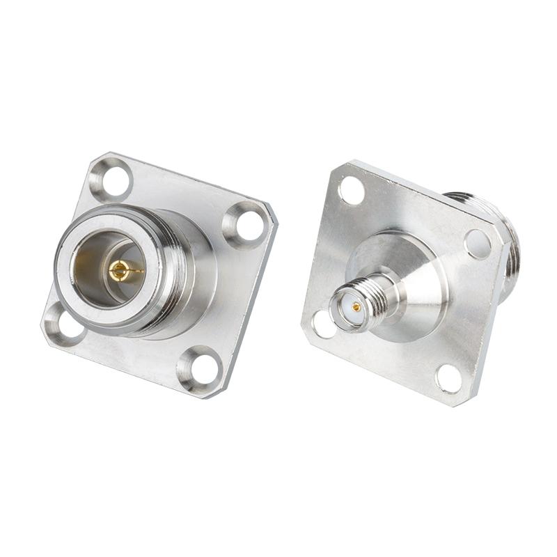 1 шт. N-типа «мама» на SMA-мама, водонепроницаемый фланцевый соединитель SMA-N «мама», уплотнительное кольцо с шайбой