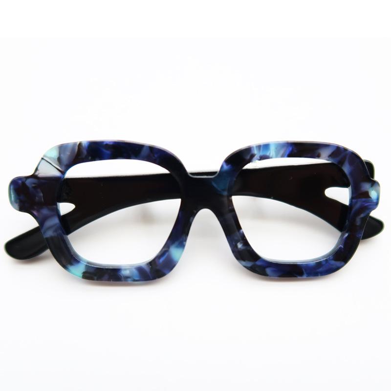 Бестселлер Yi'ai: Европейско-американская акриловая брошь в форме очков - Уникальный стиль, аксессуар-корсет