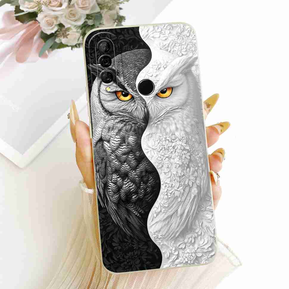 Cute Cartoon Cover For Huawei P30 lite Case 6.15" P30lite Soft Silicone Phone Case For Huawei Nova 4e Nova4e Matte Back Cover