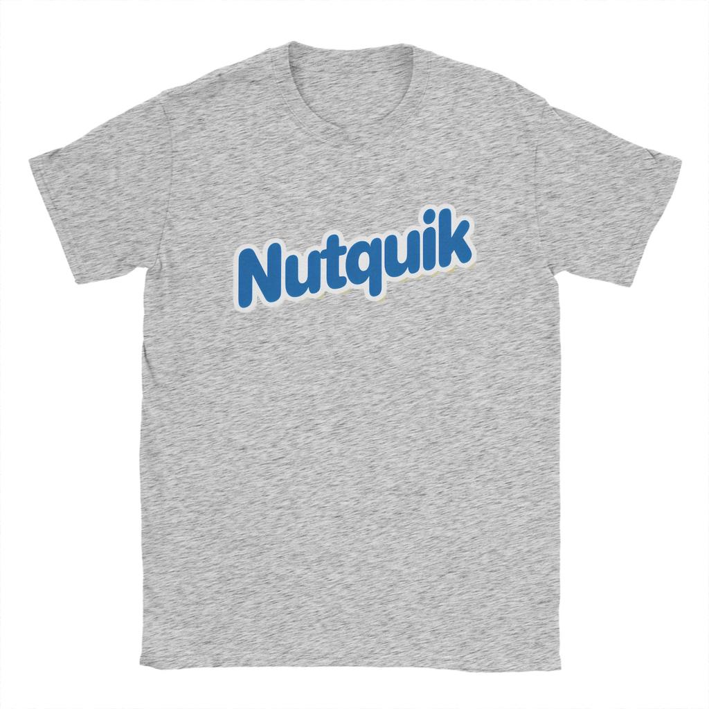 Мужские футболки Nesquik Шоколадное Молоко Чистый Хлопок Повседневные с Коротким Рукавом С Круглым Вырезом Новое Поступление Футболки