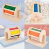 Textile Montessori Wooden Drum Puzzle Toy For Early Childhood Play And Learning