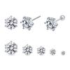[Goldpang] Silver Brilliant Moissanite Diamond Piercing 2mm