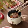 Steamer Tray Included Mini Electric Cooking Pot Apple Shaped Rice Cooker  For Dormitory