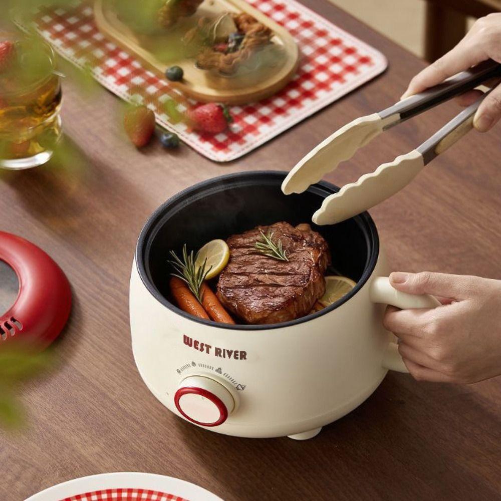 Steamer Tray Included Mini Electric Cooking Pot Apple Shaped Rice Cooker For Dormitory