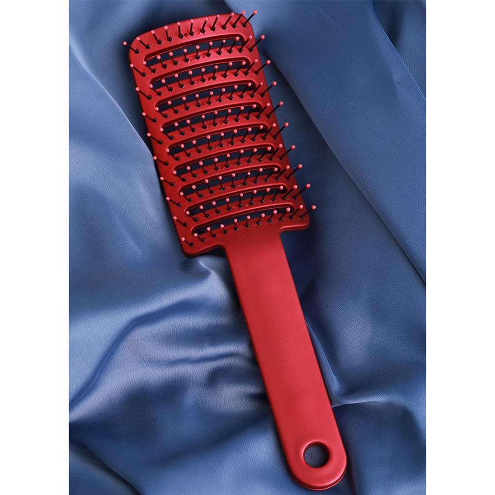 Вентилируемая расческа Профессиональная изогнутая расческа Расчески для влажных волос Парикмахерские инструменты для укладки Домашнее использование Распутывание Густые Тонкие