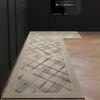 Kitchen Floor Mat Non-slip Foot Mats Long Carpet Runner Rug Retro Geometric Stripes Home Decoration Rugs