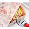 10/50pcs Disposable Wax Paper Oilproof Sandwich Hamburger Waterproof Cake Bread Packaging Wrapper
