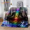 Rainbow 7 Chakra Mandala Bohemia Soft Plush Blanket,Flannel Blanket Throw Blanket for Living Room Bedroom Bed Sofa Picnic Cover