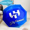 Custom Name Umbrella Al Hilal Logo Umbrella 8-Frame for Travel, Camping, Casual Lightweight Portable, Essential for Family Gifts