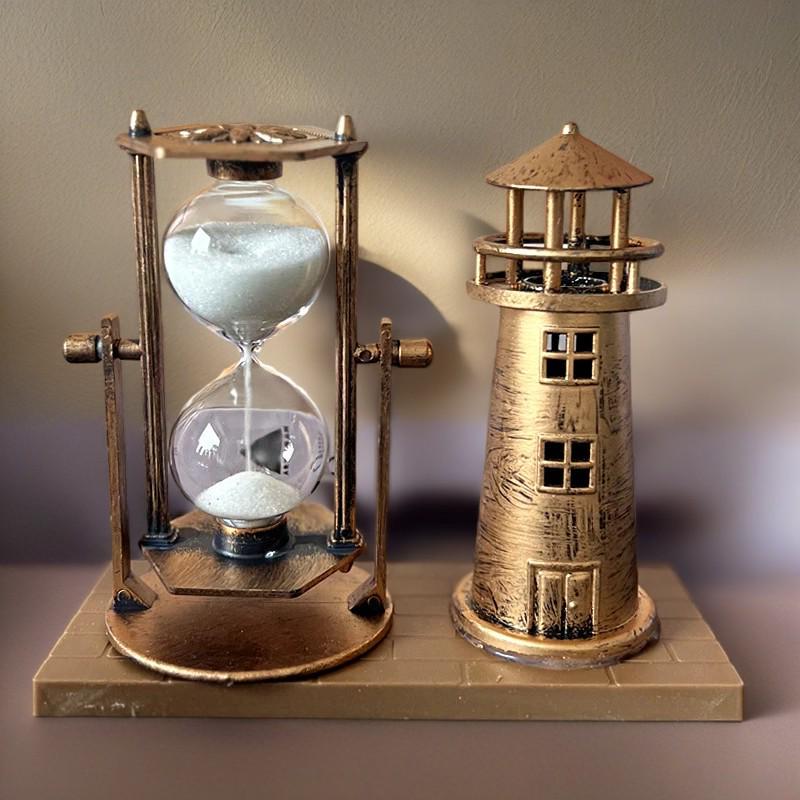Ретро Хрустальный шар Песочные часы Таймер Украшение для Дома и Декора Винного Шкафа