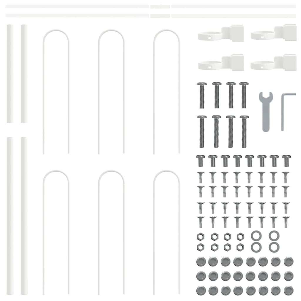 Garden Fence Panel BOXTEL White