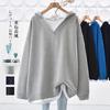 Pullover Layered Solid Long Loose Everyday Winter [Leadamon-oee] Women's Hoodie, Sweatshirt, Look, Color, Sleeves, Fit, Flattering, Lightweight,