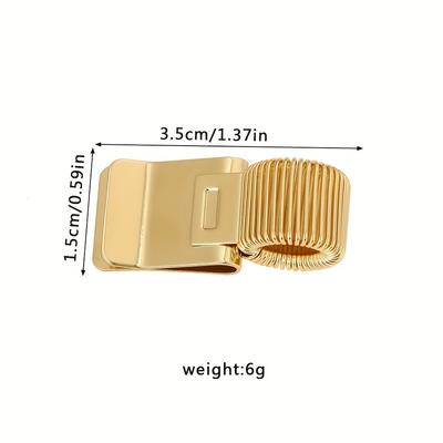 1 шт. Сверхпрочный металлический зажим для ручки с пружиной - Надежный захват, зажим для бумаги для блокнота, Минималистичный настольный органайзер для школы, офиса