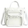 Multi-color Shoulder Bag Cream Color Crossbody Bag Fashionable Portable Tote Bag  Women