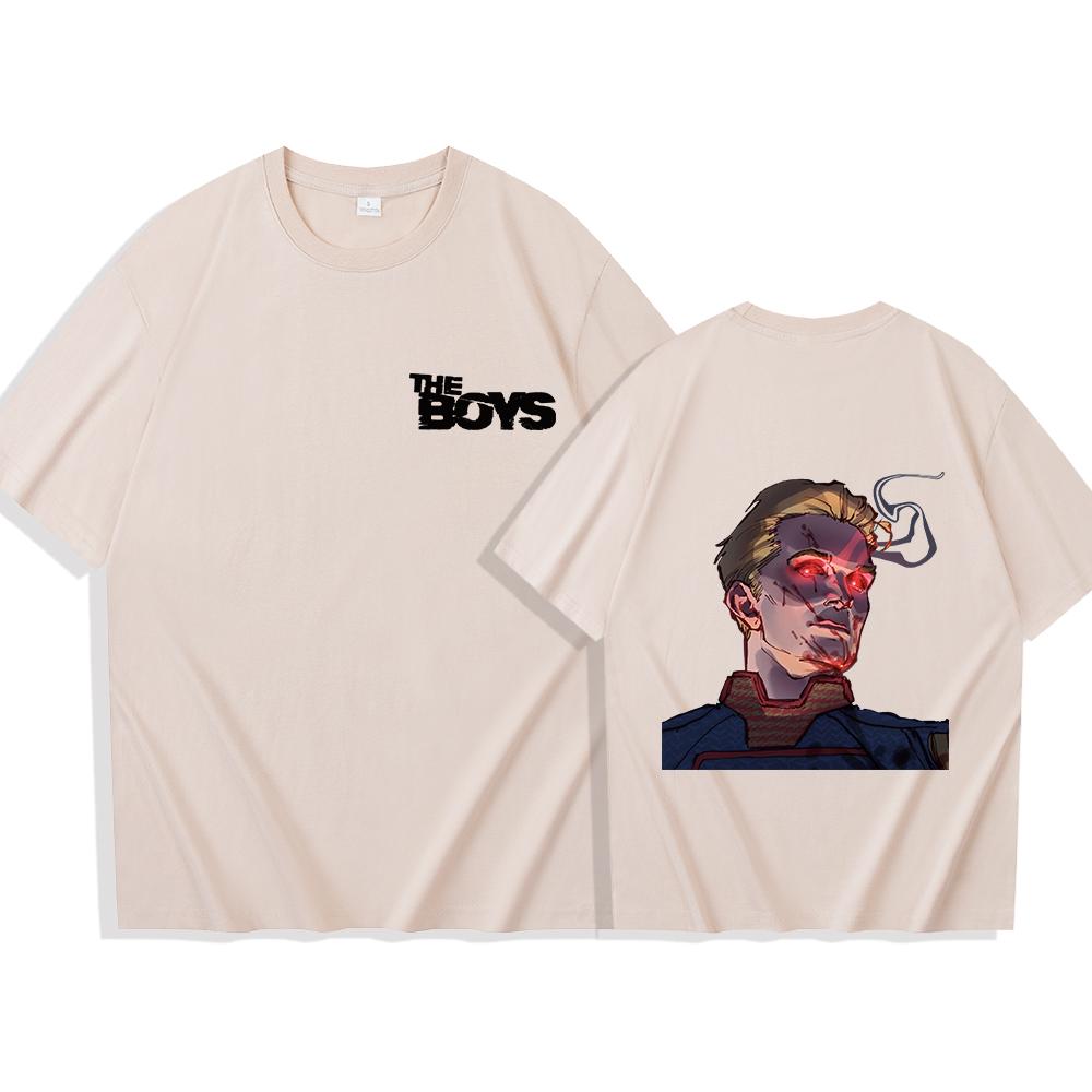 The Boys Tshirts Mens TV Show Starlight Women T-Shirts Homelander Funny T Shirt Cotton Fashion Designer Male Clothes Tops Tees