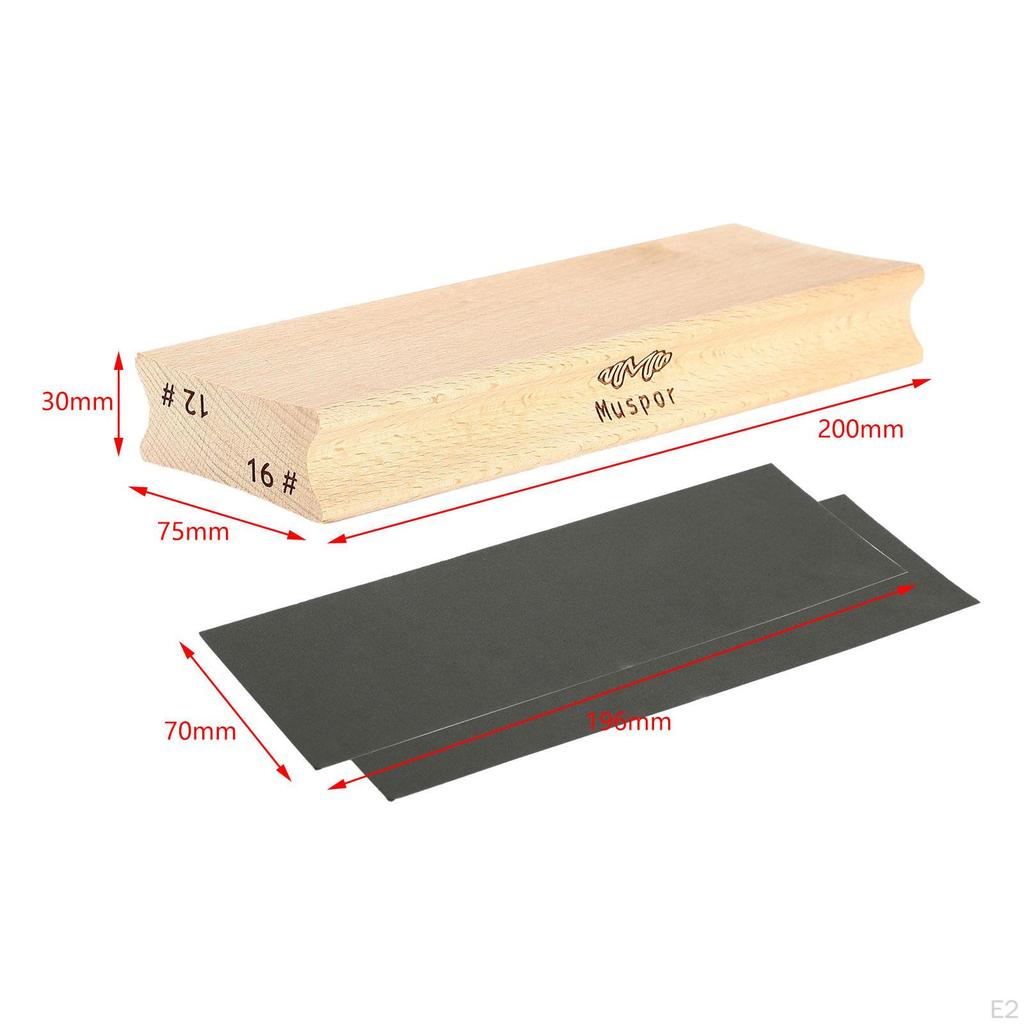 Блок для шлифовки радиуса с 2 листами, Инструмент гитарного мастера, для электро