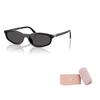 Miu Miu Simple Atmospheric Fashion Irregular Shape Sunglasses Unisex sunglasses 0MU_A06SF__16K08Z