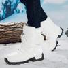 Winter Large Size Outdoor Snow Boots Men's Shoe Mid-tube Men Boots Hiking Shoes Men Non-slip Warm Shoes Man Botas Altas Botines