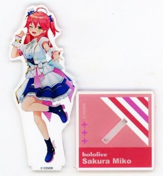 Акриловая подставка Мико Сакуры Яркий костюм Hololive 4th Festival Event Официальные товары