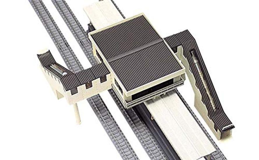 TOMYTEC TOMIX N Gauge Bridge Station Building Modern Model 4033 Railway Model Supplies