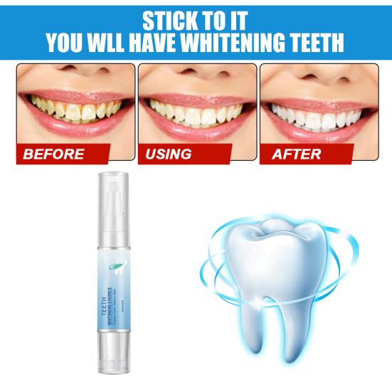 2/4 шт., 4 мл, ручка для отбеливания зубов, мгновенный блеск, безболезненная эмаль, безопасная для зубов, удаление пятен, налет, уход за полостью рта, чистка зубов, осветляющий гель