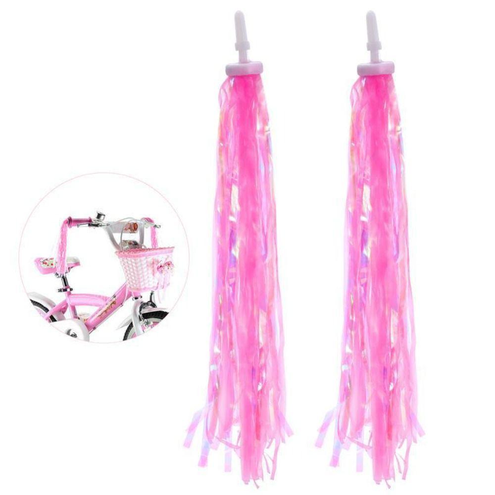 Multicolor Kids Bike Tassels Cute Girls Bicycle Streamers Bicycle Handlebar Tassels Children