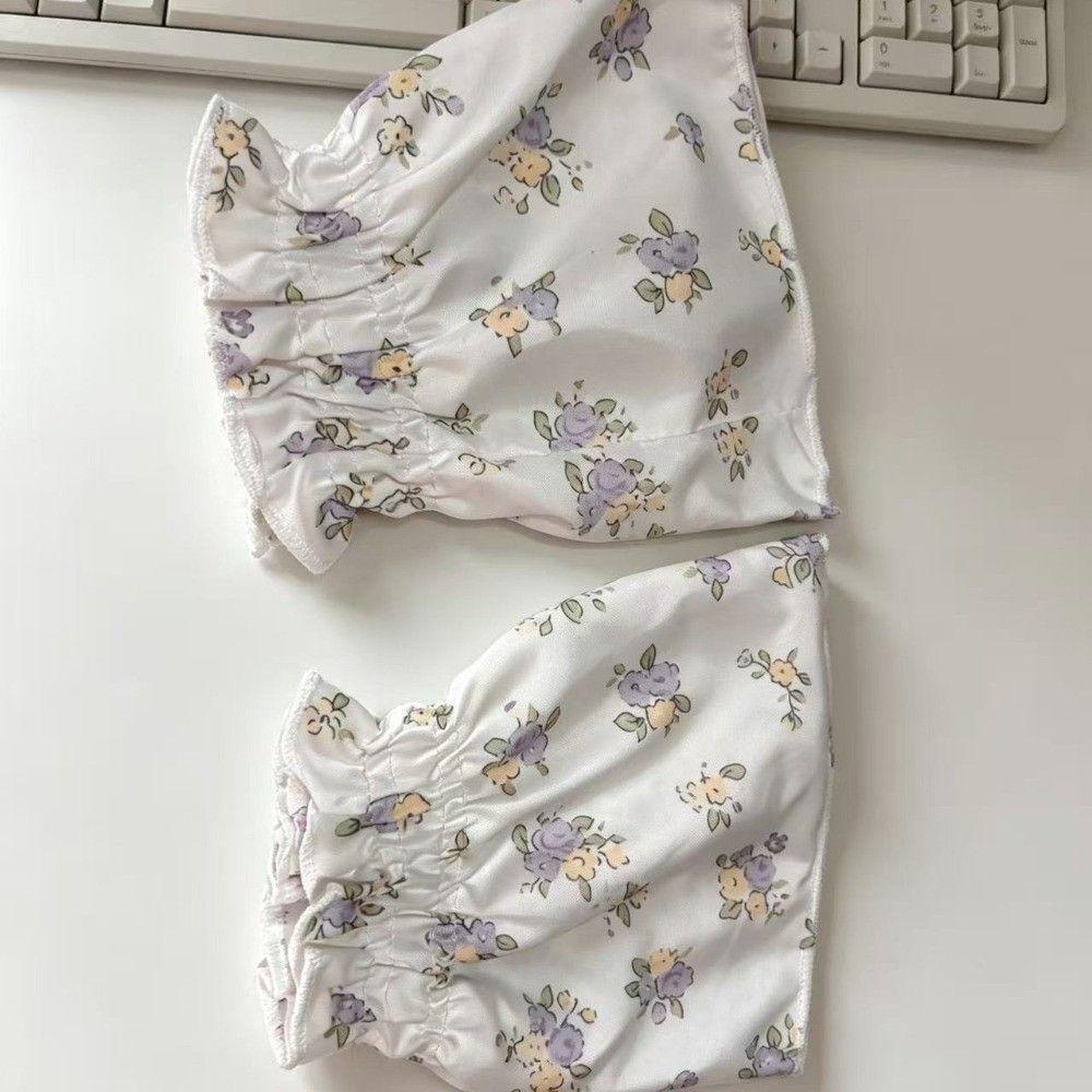 Double-sided Sleeve Covers Plaid Pattern Arm Sleeve Protectors New Sleeve Guards Daily Wear