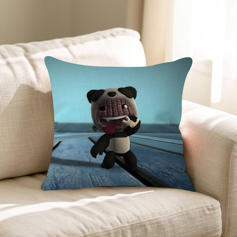 Забавная подушка-чехол Sackboy из LBP Наволочка для подушки Гостиная Диван Домашний декор На заказ