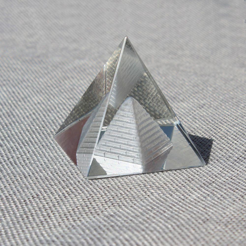 Decoration Reiki Chakra Healing Crafts Stereo Pyramid Crystal Pyramid Egypt Pyramid Pyramid Decor