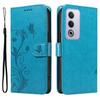 For Oppo A5 4G/5G/A80 5G/A3 5G/A3 Pro (India) 5G/A3 Pro (Global) 5G PU Leather Cases Flower Pattern Wallet Cover with Strap