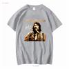 Винтажная хлопковая черная футболка Waylon Jennings D76841 винтажная стираная эластичная мягкая повседневная удобная унисекс уличная одежда