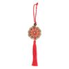 Chinese Feng Shui Coins Fortune Money with Red String Hanging Ornament for Chinese New Year