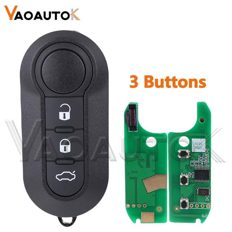 Remote Car Key For Fiat 500 MPV Punto Bravo Ducato Doblo Qubo Grande for Citroen Jumper for Peugeot Boxer for Delphi for Marelli