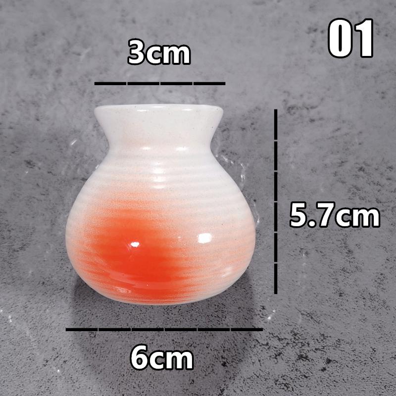 Магазин суши Декор для тарелки сашими Маленькая бутылка Бочонок для сухого льда Керамический держатель для зубочисток Японский стиль Фруктовые палочки Контейнер Банка Коробка