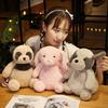 9 Styles Animal Dinosaur Pig Bear Rabbit Cute Plush Toy Soft Cartoon Koala Cattle Penguin Dog Stuffed Doll For Baby Pillow Gift