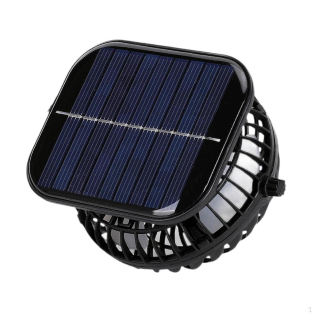 Outdoor Hat Solar Fan Compact Personal Cooling Device for Hiking And Travel