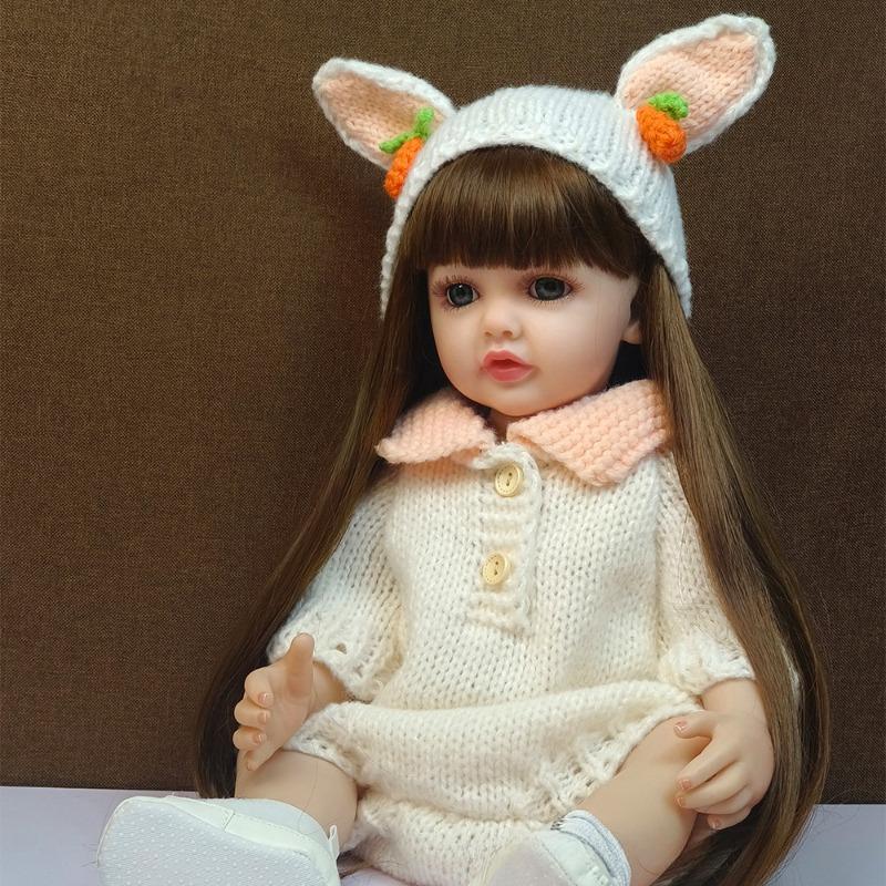 22 Inch Fantasy Toddler Reborn Doll Betty 55cm Silicone Full Body Waterproof Newborn Babies Doll Lifelike Baby Toy Dolls for Girls Kid Holiday Present