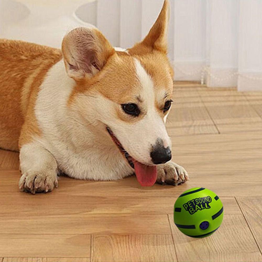 Fun Sounds Dog Toy Ball Interactive Puppy Wrestling Toy Pet Toy Chew-Resistant Toy Relieve Boredom
