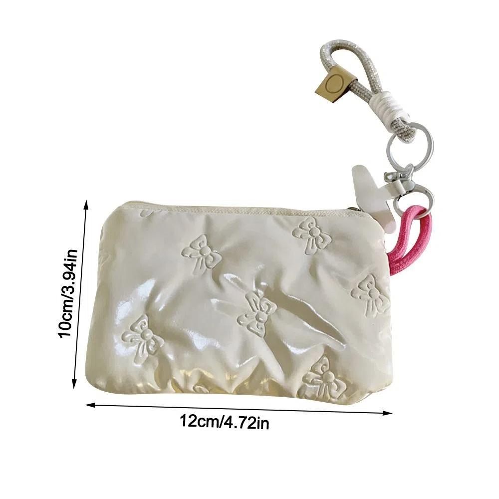 Floral Printed Phone Lanyard Stretchable Wallet Card Holder Cute Small Storage Bag