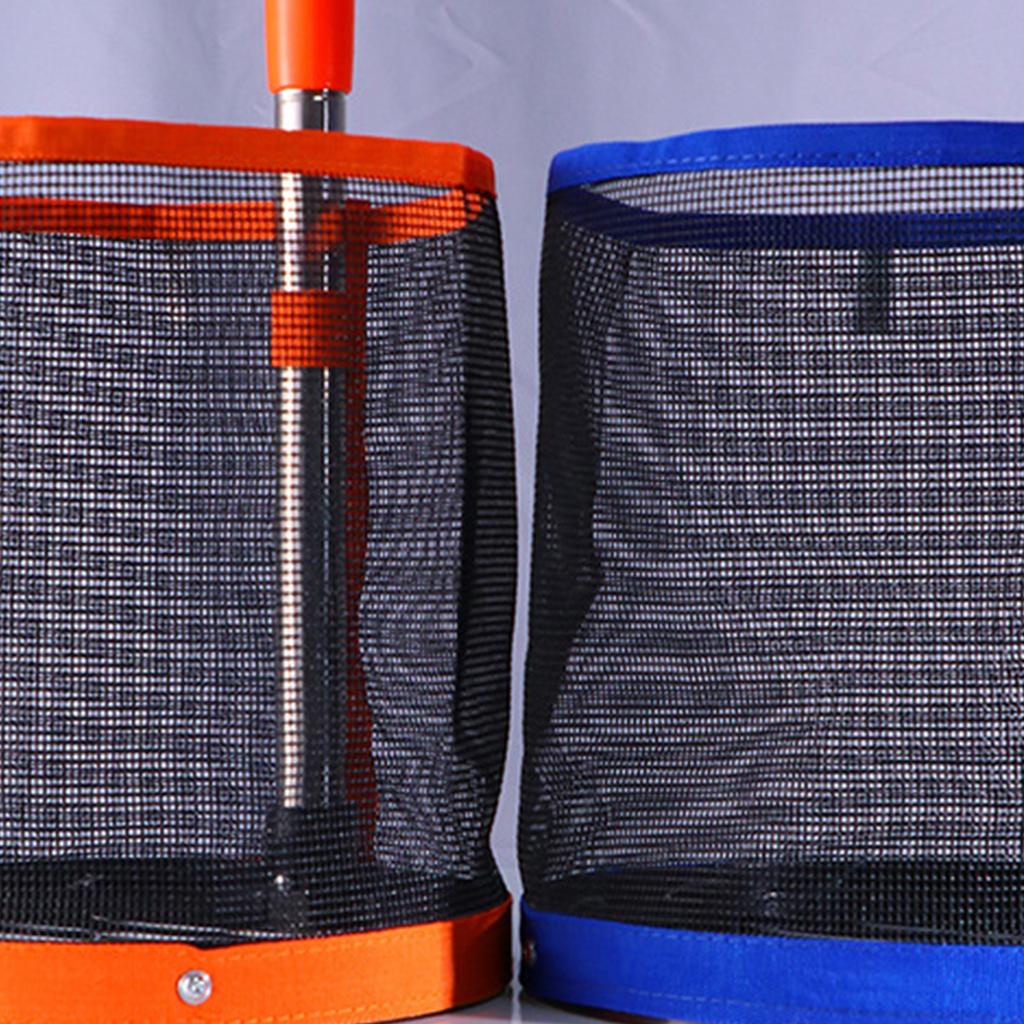 Ведро для сбора мячей для настольного тенниса Портативный ретривер для настольного тенниса Регулируемый сборщик мячей для пинг-понга Простота в использовании