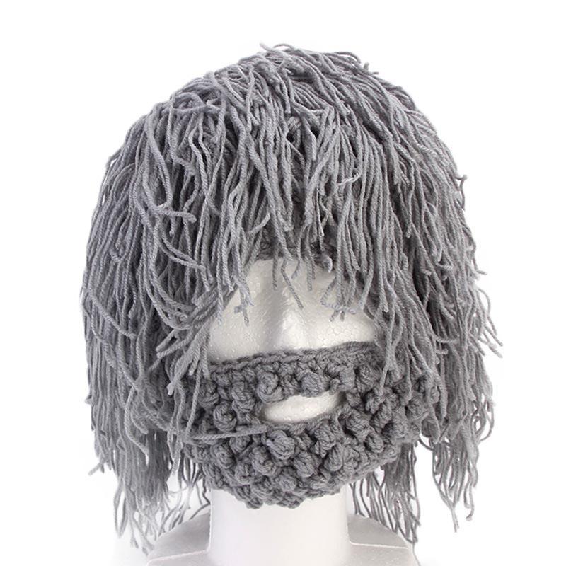 Quality Mens Wig Beard Hats Beanies For Warmth And Style In Any Winter Activity**