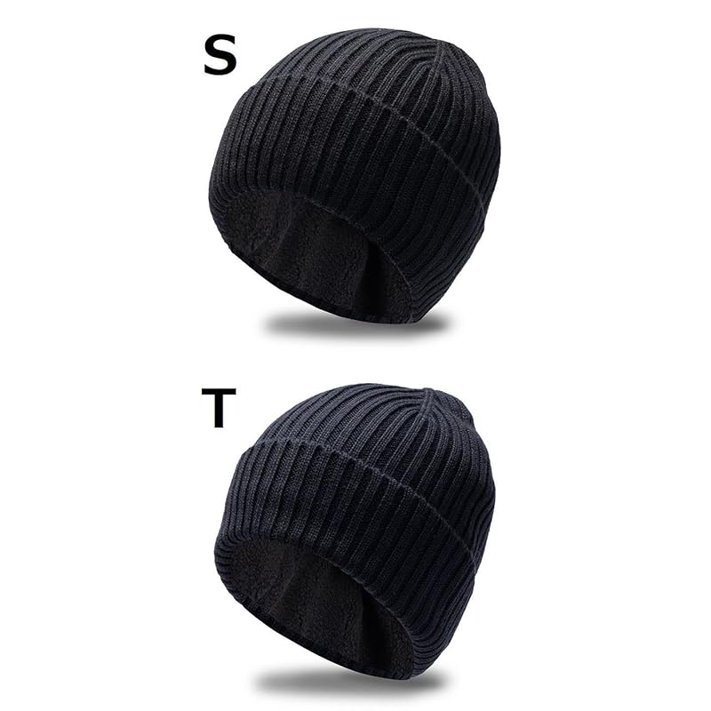 [LTG] вязаная шапка вязаная шапка мужская женская встроенная флисовая шапка большого размера нормальный размер С полями шапочка для часов охота 7986979 (JP, размер номера, 48,0 см,