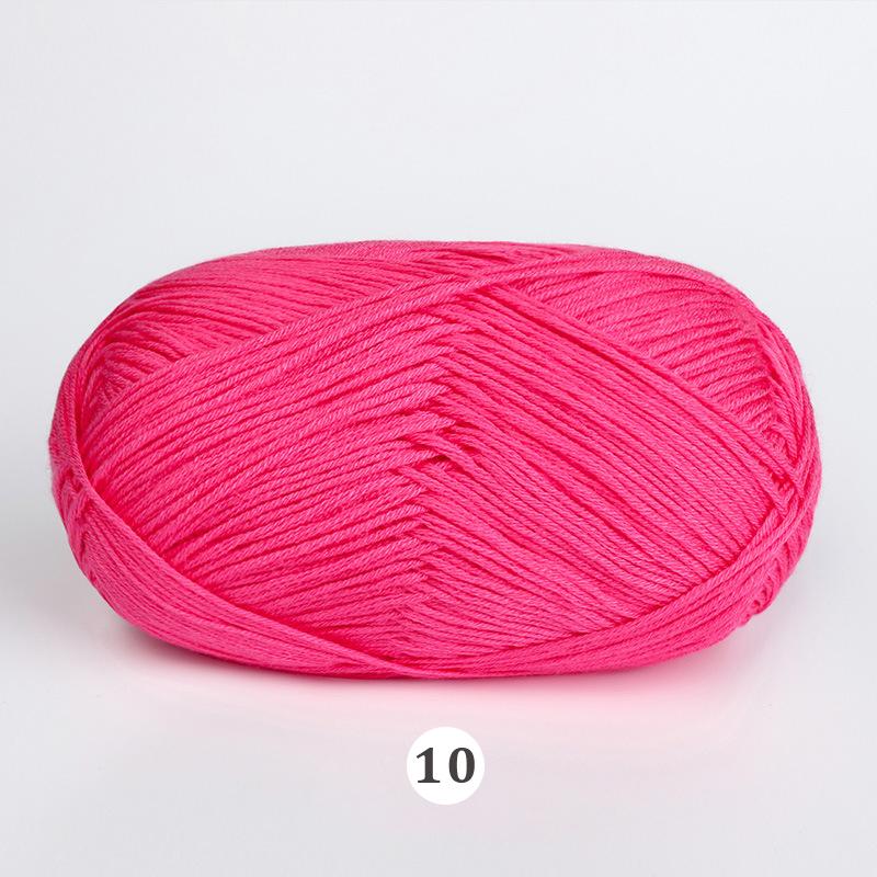 50g/Ball DIY Crochet Yarn Hand Woven Yarn Knitted Fabric Natural Bamboo Cotton Baby High Quality
