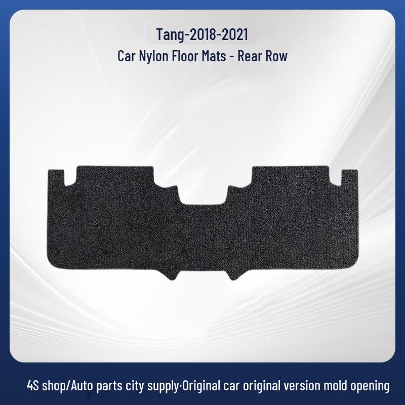 Черные ворсовые напольные коврики из нейлона для BYD Tang 2018-2021