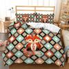 Little Fox Bed Three-Piece Quilt Cover 3D Digital Printing Kit