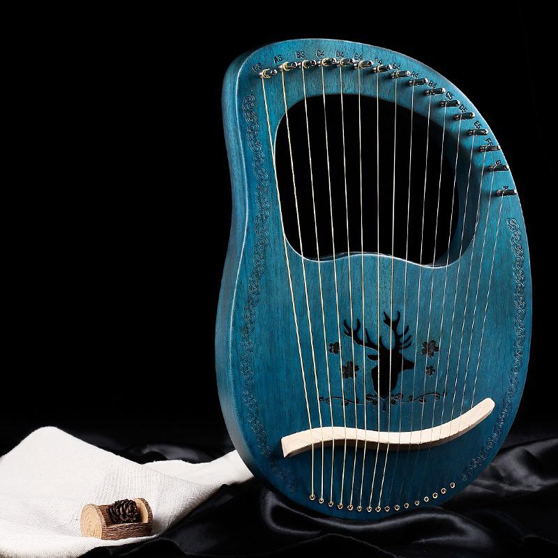 16 струн LyHarps Музыкальная лира Арфа Деревянные музыкальные инструменты Ударные Мини-арфа Лира Лира Портативные струнные инструменты Подарки