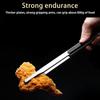 Serrated Tips Kitchen Tongs Raised Grip Grill Tongs Durable Serving Tongs  Barbecue Grilling