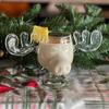 235ML Creative Reindeer Wine Glass Cup Deer Shaped Adorable Design Dining Table Decoration Reusable Drinking Cup